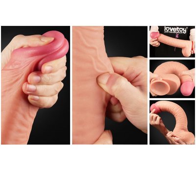 Фаллоимитатор Dual Layer Platinum Silicone Cock, 30,5 см, Ø 5,3 см Фаллоимитатор Dual Layer Platinum Silicone Cock, 30,5 см, Ø 5,3 см