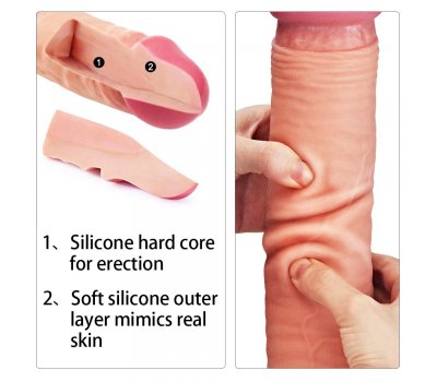 Фаллоимитатор Dual Layer Platinum Silicone Cock, 30,5 см, Ø 5,3 см Фаллоимитатор Dual Layer Platinum Silicone Cock, 30,5 см, Ø 5,3 см