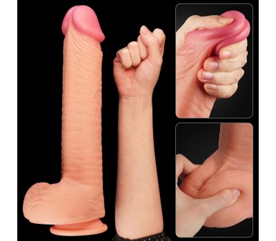 Фаллоимитатор Dual Layer Platinum Silicone Cock, 30,5 см, Ø 5,3 см Фаллоимитатор Dual Layer Platinum Silicone Cock, 30,5 см, Ø 5,3 см