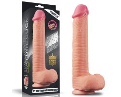 Фаллоимитатор Dual Layer Platinum Silicone Cock, 30,5 см, Ø 5,3 см