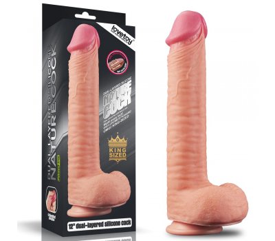 Фаллоимитатор Dual Layer Platinum Silicone Cock, 30,5 см, Ø 5,3 см Фаллоимитатор Dual Layer Platinum Silicone Cock, 30,5 см, Ø 5,3 см