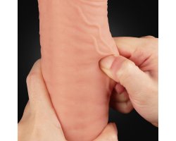 Фаллоимитатор Dual Layer Platinum Silicone Cock, 30,5 см, Ø 5,3 см-foto3