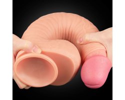 Фаллоимитатор Dual Layer Platinum Silicone Cock, 30,5 см, Ø 5,3 см-foto10