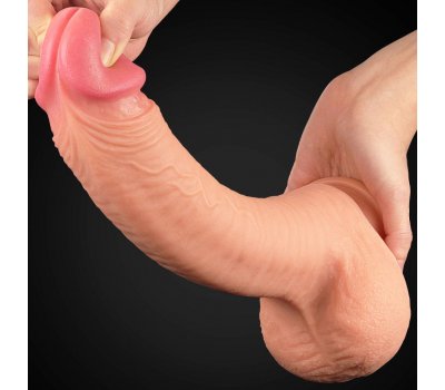 Фаллоимитатор Dual Layer Platinum Silicone Cock, 30,5 см, Ø 5,3 см Фаллоимитатор Dual Layer Platinum Silicone Cock, 30,5 см, Ø 5,3 см