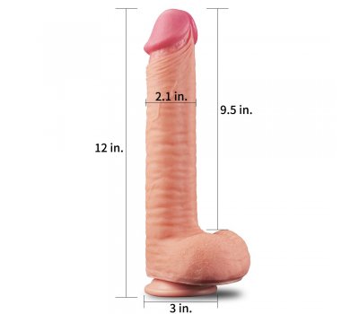 Фаллоимитатор Dual Layer Platinum Silicone Cock, 30,5 см, Ø 5,3 см Фаллоимитатор Dual Layer Platinum Silicone Cock, 30,5 см, Ø 5,3 см