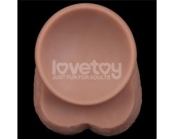 Гибкий фаллоимитатор с хребтом Silicone Cock XXL 37,5 см, Ø 6 см-foto6