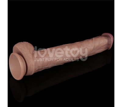 Гибкий фаллоимитатор с хребтом Silicone Cock XXL 37,5 см, Ø 6 см Гибкий фаллоимитатор с хребтом Silicone Cock XXL 37,5 см, Ø 6 см