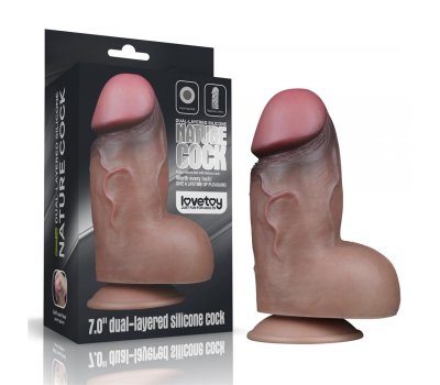Фаллоимитатор увеличенной полноты Silicone Cock, мулат, 18,2 см, Ø 6,6 Фаллоимитатор увеличенной полноты Silicone Cock, мулат, 18,2 см, Ø 6,6