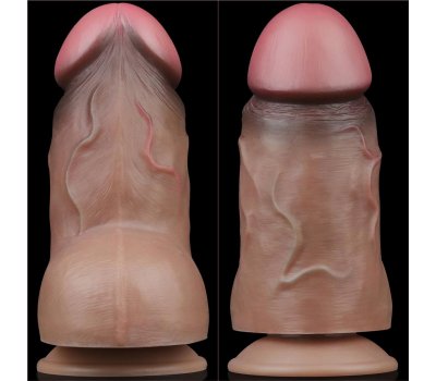 Фаллоимитатор увеличенной полноты Silicone Cock, мулат, 18,2 см, Ø 6,6 Фаллоимитатор увеличенной полноты Silicone Cock, мулат, 18,2 см, Ø 6,6