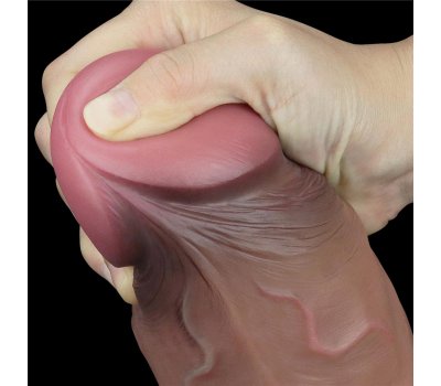Фаллоимитатор увеличенной полноты Silicone Cock, мулат, 18,2 см, Ø 6,6 Фаллоимитатор увеличенной полноты Silicone Cock, мулат, 18,2 см, Ø 6,6