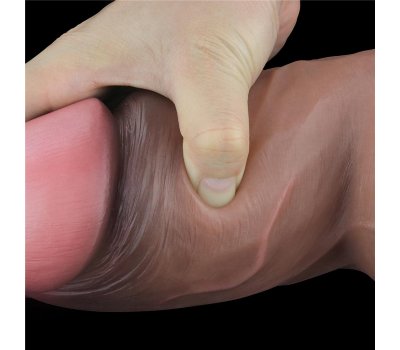 Фаллоимитатор увеличенной полноты Silicone Cock, мулат, 18,2 см, Ø 6,6 Фаллоимитатор увеличенной полноты Silicone Cock, мулат, 18,2 см, Ø 6,6