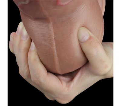 Фаллоимитатор увеличенной полноты Silicone Cock, мулат, 18,2 см, Ø 6,6 Фаллоимитатор увеличенной полноты Silicone Cock, мулат, 18,2 см, Ø 6,6