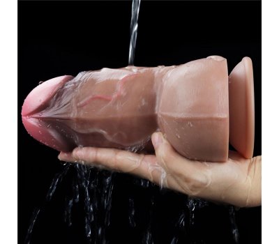 Фаллоимитатор увеличенной полноты Silicone Cock, мулат, 18,2 см, Ø 6,6 Фаллоимитатор увеличенной полноты Silicone Cock, мулат, 18,2 см, Ø 6,6