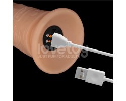 Реалистичный перезаряжаемый вибратор Power Basics Cock, 18 см, Ø 4 см-foto4