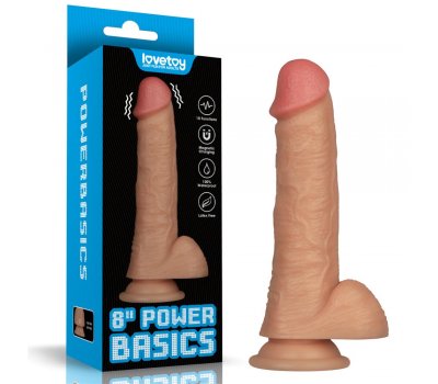 Вибрирующий реалистичный фалоиммитатор Power Basics Cock, 20 см, Ø 4,5 см Вибрирующий реалистичный фалоиммитатор Power Basics Cock, 20 см, Ø 4,5 см