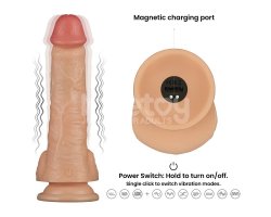 Вибрирующий реалистичный фалоиммитатор Power Basics Cock, 20 см, Ø 4,5 см-foto4