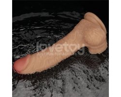 Вибратор реалистичный Power Basics Cock, 22 см, Ø 4,5 см-foto3