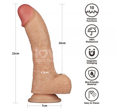 Вибратор реалистичный Power Basics Cock, 22 см, Ø 4,5 см Вибратор реалистичный Power Basics Cock, 22 см, Ø 4,5 см