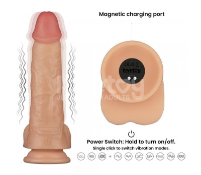 Вибратор реалистичный Power Basics Cock, 23 см, Ø 5 см Вибратор реалистичный Power Basics Cock, 23 см, Ø 5 см