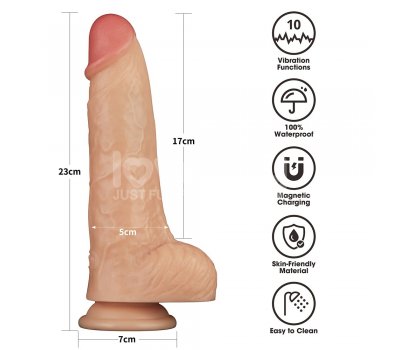 Вибратор реалистичный Power Basics Cock, 23 см, Ø 5 см Вибратор реалистичный Power Basics Cock, 23 см, Ø 5 см