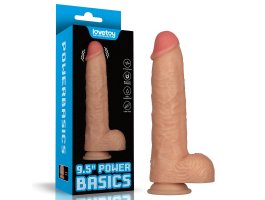 Вибратор с мошонкой Power Basics Cock, 23,6 см, Ø 5,1 см Вибратор с мошонкой Power Basics Cock, 23,6 см, Ø 5,1 см