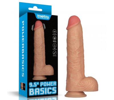 Вибратор с мошонкой Power Basics Cock, 23,6 см, Ø 5,1 см Вибратор с мошонкой Power Basics Cock, 23,6 см, Ø 5,1 см