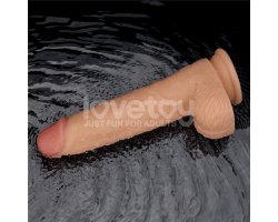 Вибратор с мошонкой Power Basics Cock, 23,6 см, Ø 5,1 см-foto7