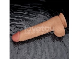 Вибратор с мошонкой Power Basics Cock, 23,6 см, Ø 5,1 см-foto7