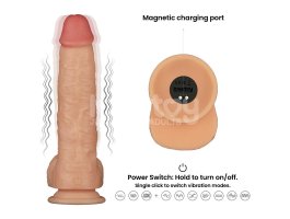 Вибратор с мошонкой Power Basics Cock, 23,6 см, Ø 5,1 см-foto8