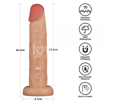 Вибратор Power Basics Cock, 26,2 см, Ø 5 см Вибратор Power Basics Cock, 26,2 см, Ø 5 см