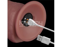 Вибратор Dual Density Power Cock, 21,6 см, Ø 4,5 см-foto4
