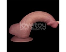 Вибратор Dual Density Power Cock, 21,6 см, Ø 4,5 см-foto3