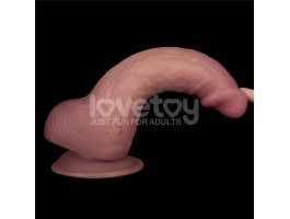 Вибратор Dual Density Power Cock, 21,6 см, Ø 4,5 см-foto3