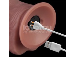 Вибратор с мошонкой Dual Density Power Cock, 23 см, Ø 4,3 см-foto10