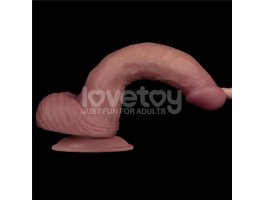 Вибратор с мошонкой Dual Density Power Cock, 23 см, Ø 4,3 см-foto7