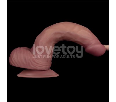 Вибратор с мошонкой Dual Density Power Cock, 23 см, Ø 4,3 см Вибратор с мошонкой Dual Density Power Cock, 23 см, Ø 4,3 см