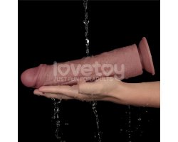 Вибратор без мошонки Dual Density Power Cock, 26,8 см, Ø 6 см-foto11