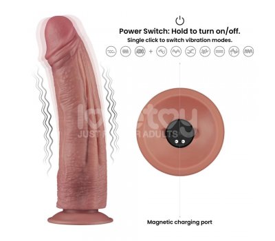Вибратор без мошонки Dual Density Power Cock, 26,8 см, Ø 6 см Вибратор без мошонки Dual Density Power Cock, 26,8 см, Ø 6 см