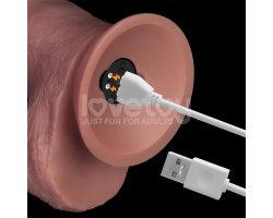 Вибратор с мошонокй Dual Density Power Cock, 27,6 см, Ø 5 см-foto8