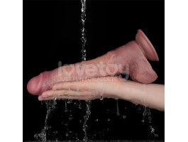 Вибратор без мошонки Dual Density Power Cock, 27,6 см, Ø 5 см-foto12
