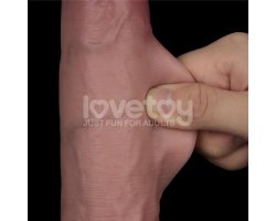 Перезаряжаемый вибратор без мошонки Sliding Skin Pro II, телесный, 22,7 см, Ø 4,5 см-foto12