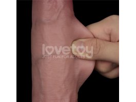 Перезаряжаемый вибратор без мошонки Sliding Skin Pro II, телесный, 22,7 см, Ø 4,5 см-foto12