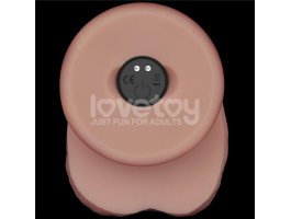 Перезаряжаемый вибратор с мошонкой Sliding Skin Pro II, телесный, 25 см, Ø 4,5 см-foto12