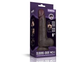 Фаллоимитатор Sliding Skin Pro II, черный, 20 см, Ø 4,5 см Фаллоимитатор Sliding Skin Pro II, черный, 20 см, Ø 4,5 см