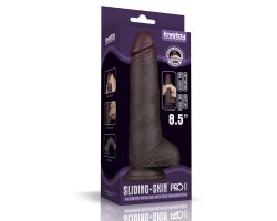 Фаллоимитатор Sliding Skin Pro II, черный, 21 см, Ø 4,5 см Фаллоимитатор Sliding Skin Pro II, черный, 21 см, Ø 4,5 см