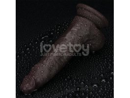 Фаллоимитатор с мошонкой Sliding Skin Pro II, черный, 17,5 см, Ø 3,5 см-foto10