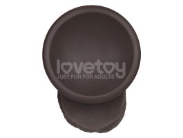 Фаллоимитатор с мошонкой Sliding Skin Pro II, черный, 19,5 см, Ø 3,3 см-foto13