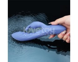 Перезаряжаемый вибратор L'Allure Swirl, голубой 20,5 см, Ø 3,4 см-foto14