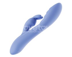 Перезаряжаемый вибратор L'Allure Swirl, голубой 20,5 см, Ø 3,4 см-foto11