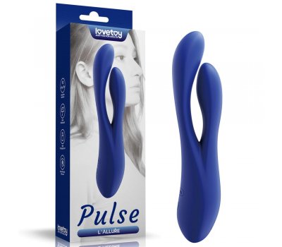 Перезаряжаемый вибратор L'Allure Pulse, темно-синий, 19 см, Ø 2,7 см Перезаряжаемый вибратор L'Allure Pulse, темно-синий, 19 см, Ø 2,7 см